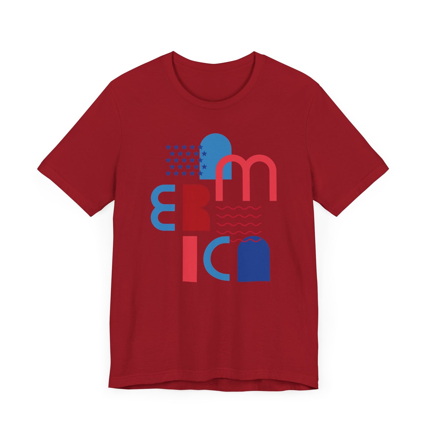 Patriotic Tee, America Shirt, Fourth of July Top, Memorial Day Apparel, Veterans Day T-Shirt, Unisex Jersey Short Sleeve Tee