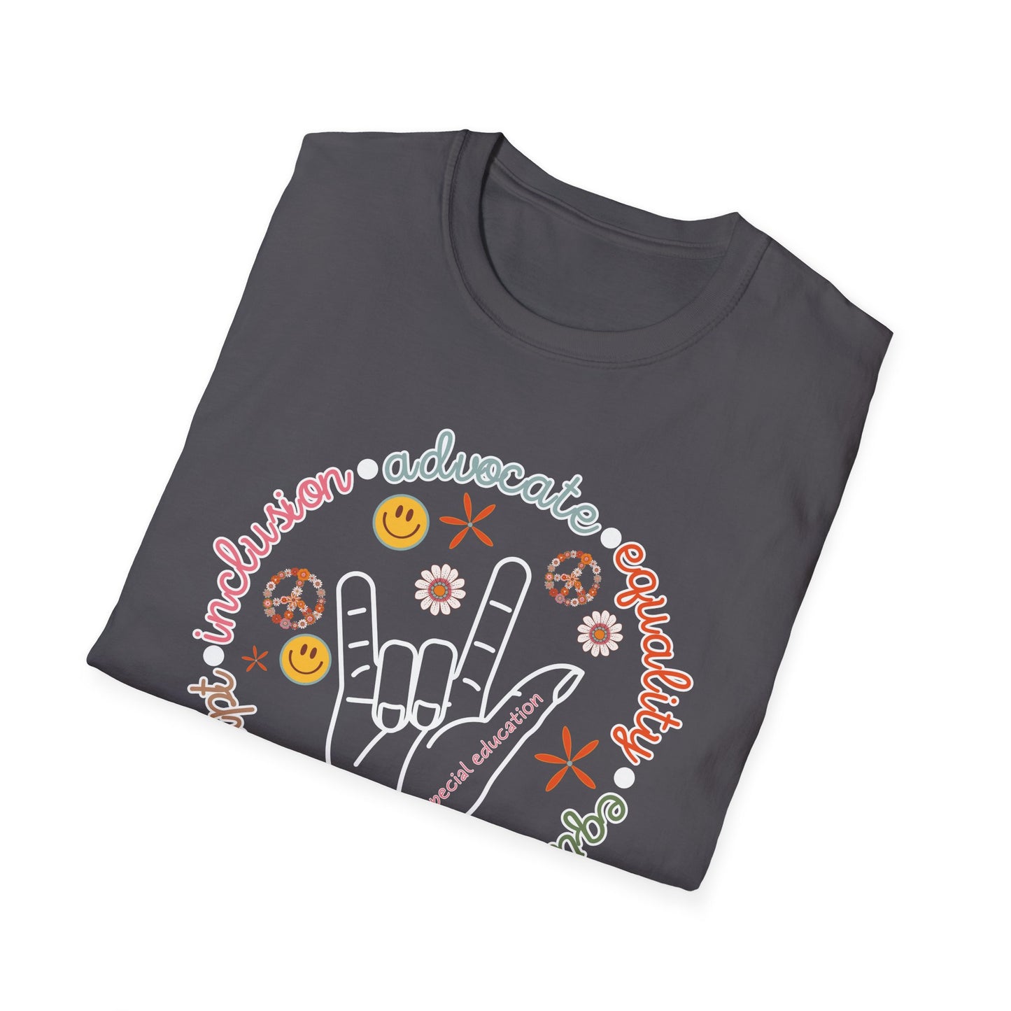 Special Education Teacher Shirt - Retro Theme Advocate Inclusion and Equality - Teacher appreciation - Teacher Tee