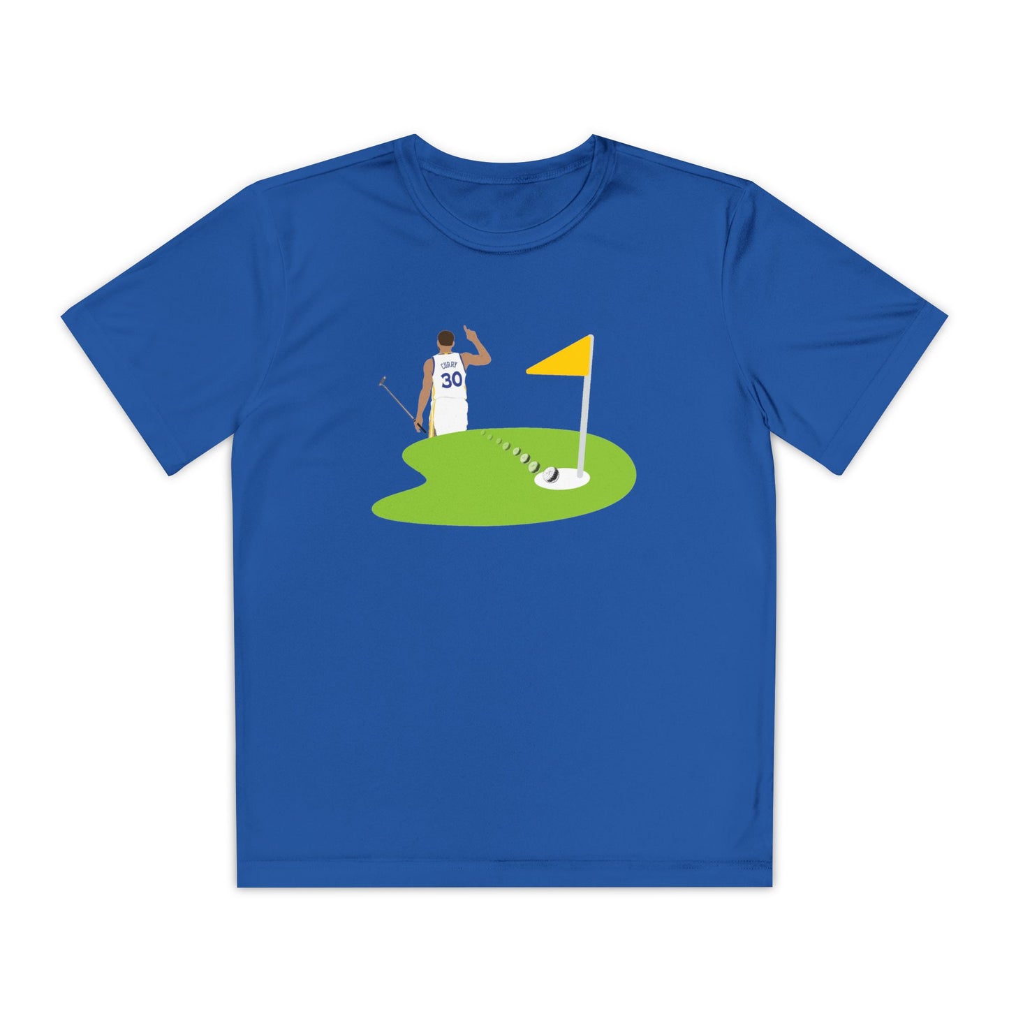 Kids Steph Curry Golf Tee - Steph Curry T Shirt- Athletic Shirt for Kids- Youth Competitor Tee - Curry Golf Adventure