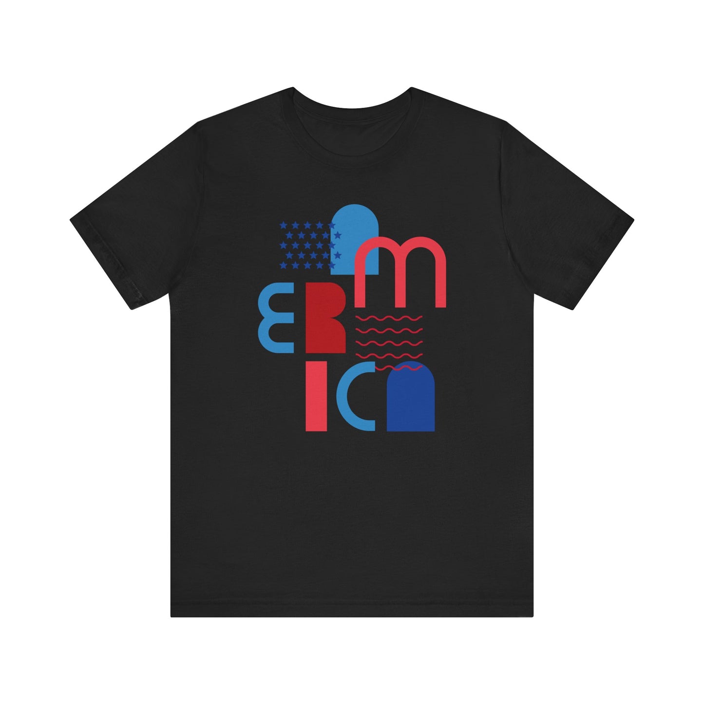 Patriotic Tee, America Shirt, Fourth of July Top, Memorial Day Apparel, Veterans Day T-Shirt, Unisex Jersey Short Sleeve Tee