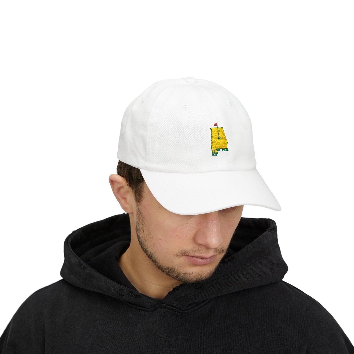 Embroidered Golf Cap, Alabama Golf Logo Hat, Masters Theme Cap, Men Women Gift, Golfing Dad Hat, Sports Fan Accessories, Golf Lover Apparel,