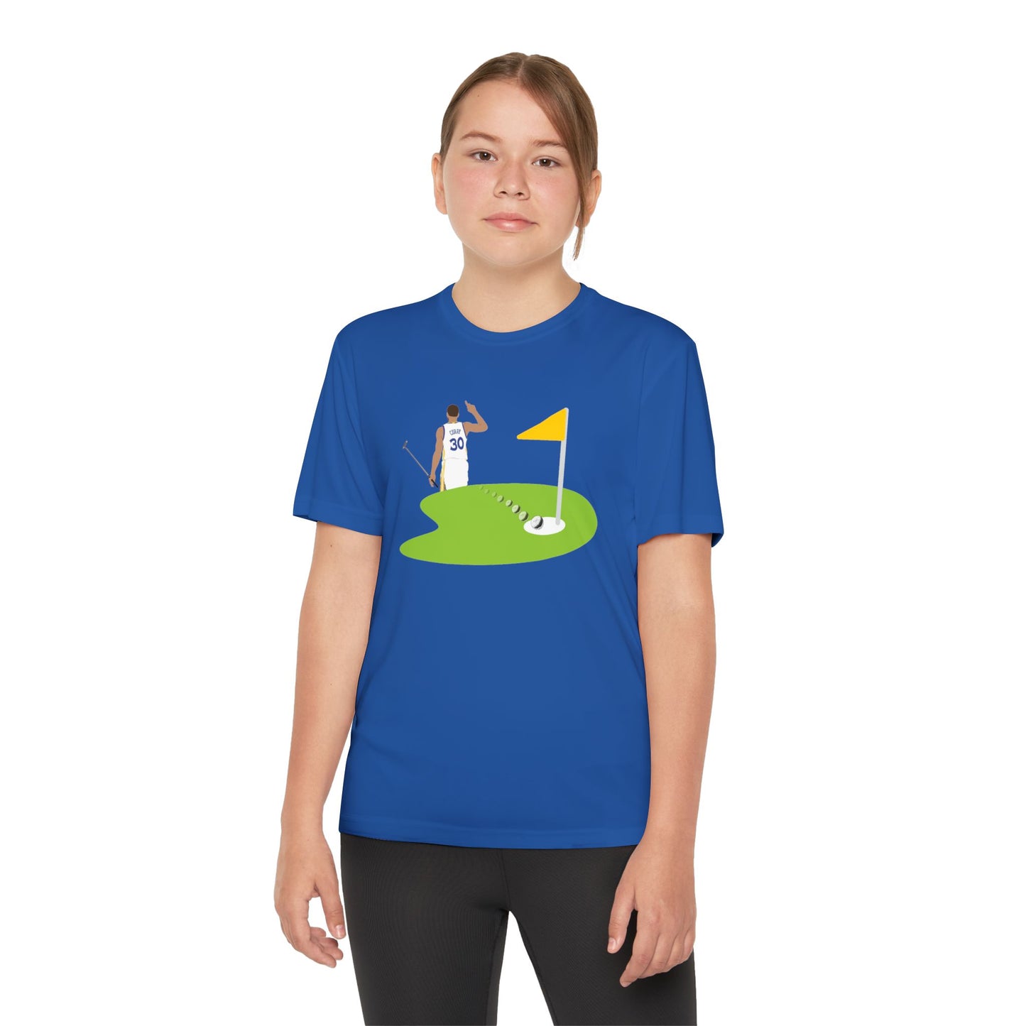 Kids Steph Curry Golf Tee - Steph Curry T Shirt- Athletic Shirt for Kids- Youth Competitor Tee - Curry Golf Adventure