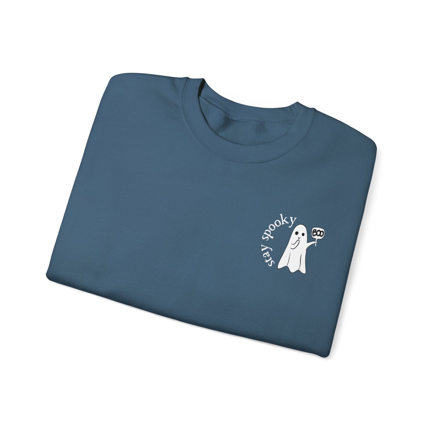 Enchanting "Stay Spooky" Ghost Sweatshirt - Cute Women's Halloween Shirt - Women's Fall Crewneck - BOO Ghost Sweatshirt