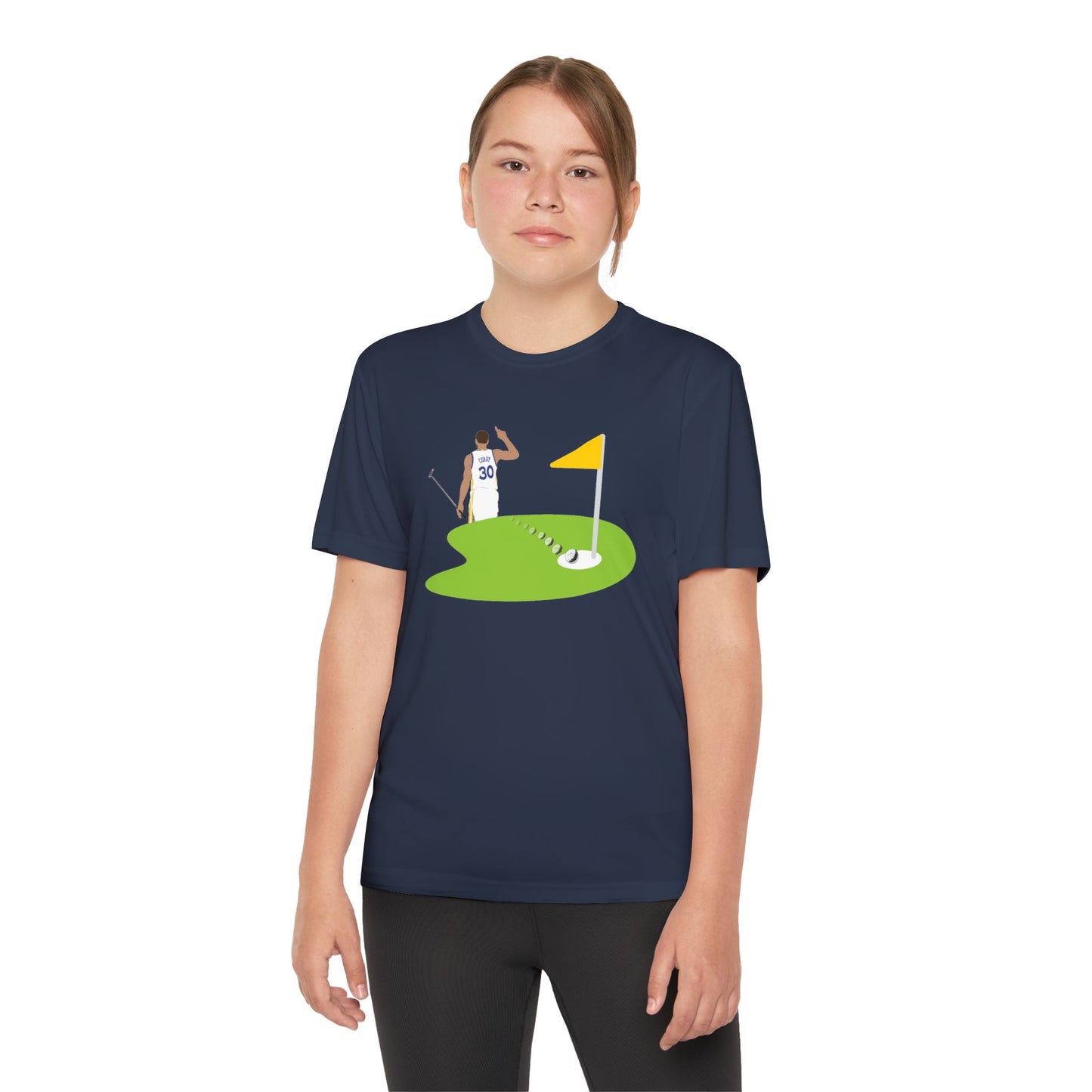 Kids Steph Curry Golf Tee - Steph Curry T Shirt- Athletic Shirt for Kids- Youth Competitor Tee - Curry Golf Adventure