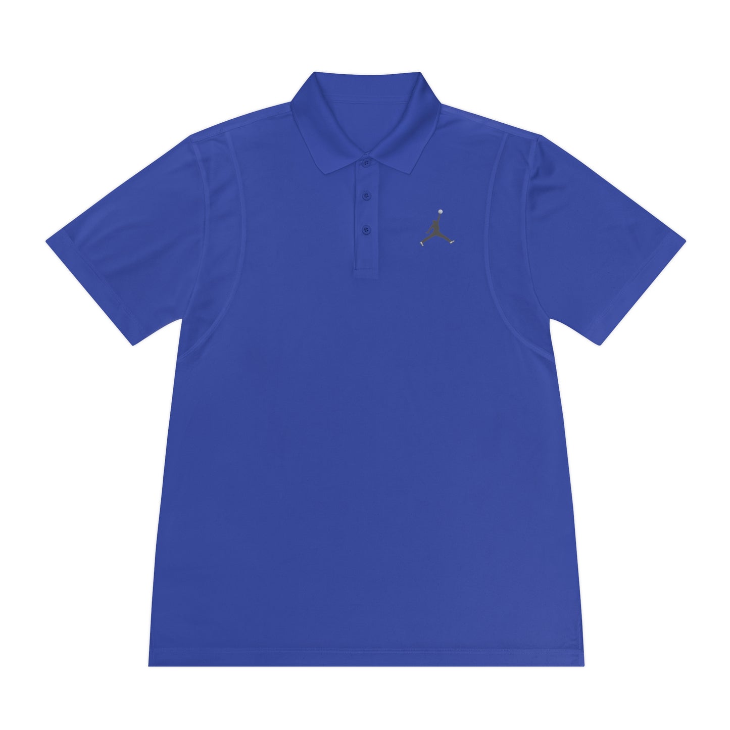 Men's Sport Polo Shirt; Golf Sports Men's Polo Shirt with Jordan Sign and Golf Ball Motif- Jordan Inspired Golf Apparel