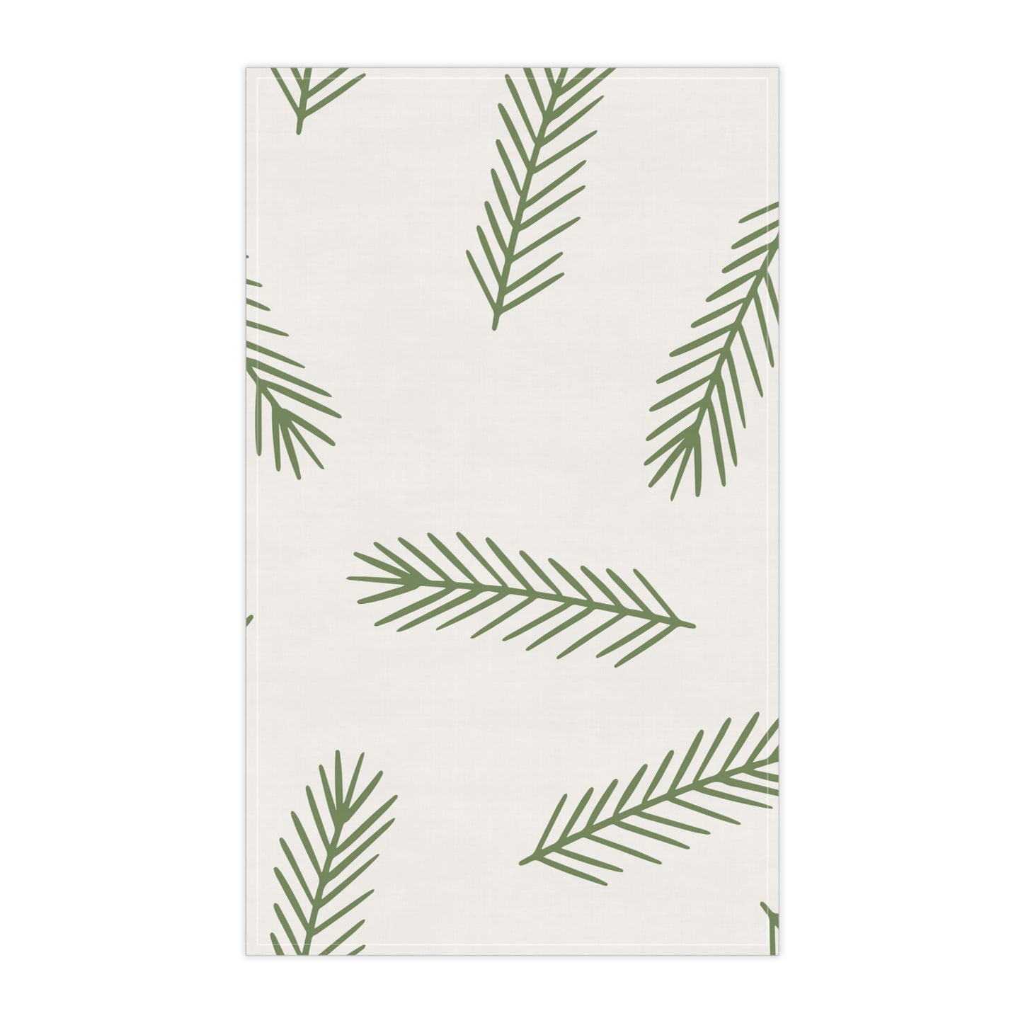 Christmas Pine Kitchen Towel - Minimalist Decorative Towel - Pine Tree -