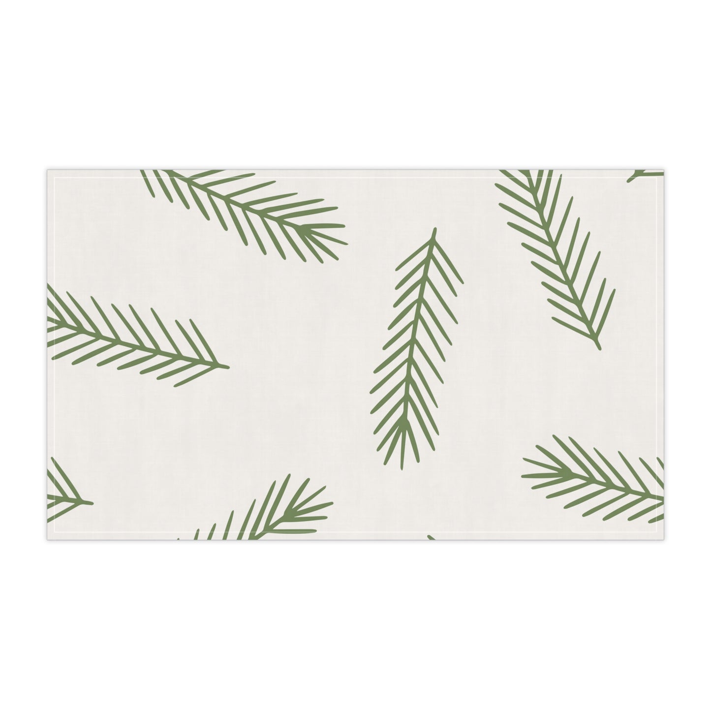 Christmas Pine Kitchen Towel - Minimalist Decorative Towel - Pine Tree -