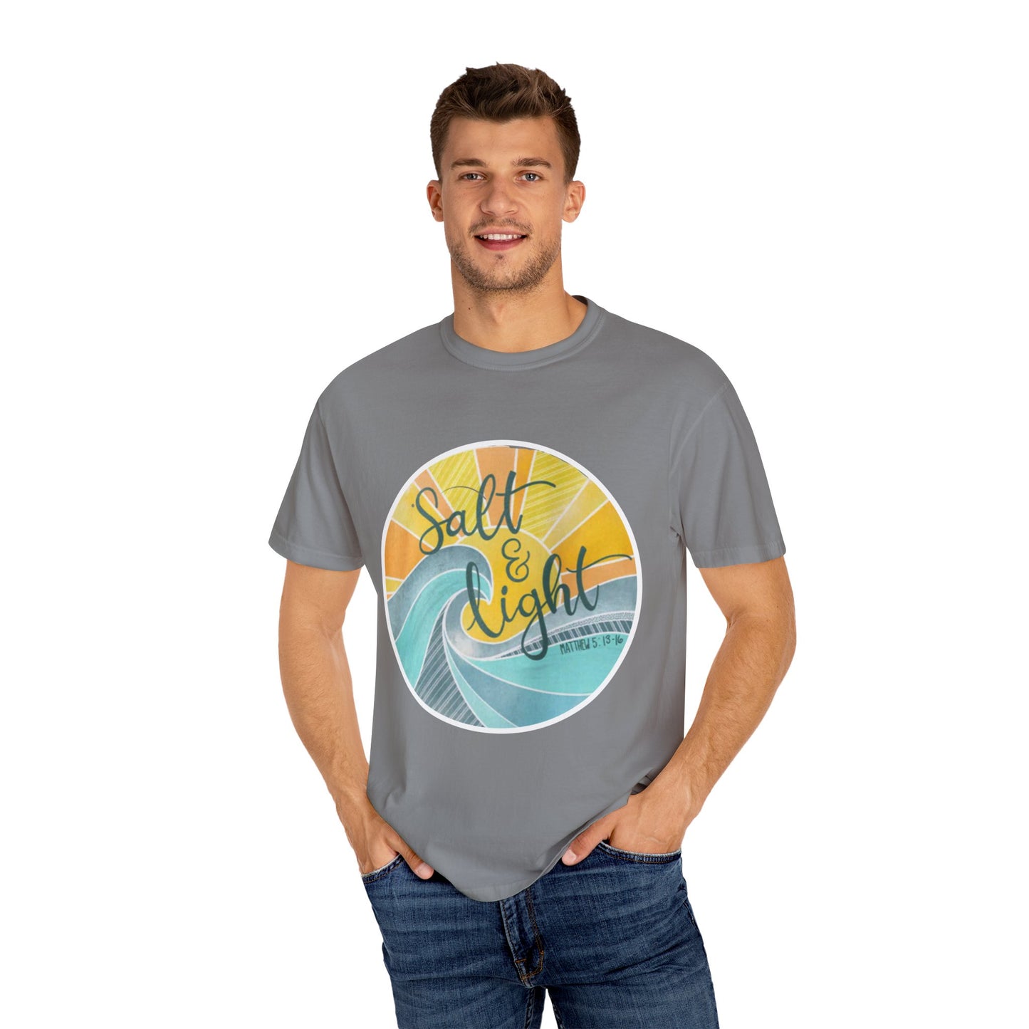 Christian TShirt; Salt and Life; Bible Verse Tee; Women's Faith; Christ like apparel; Hope; Love; Spiritual shirt; Let your light shine