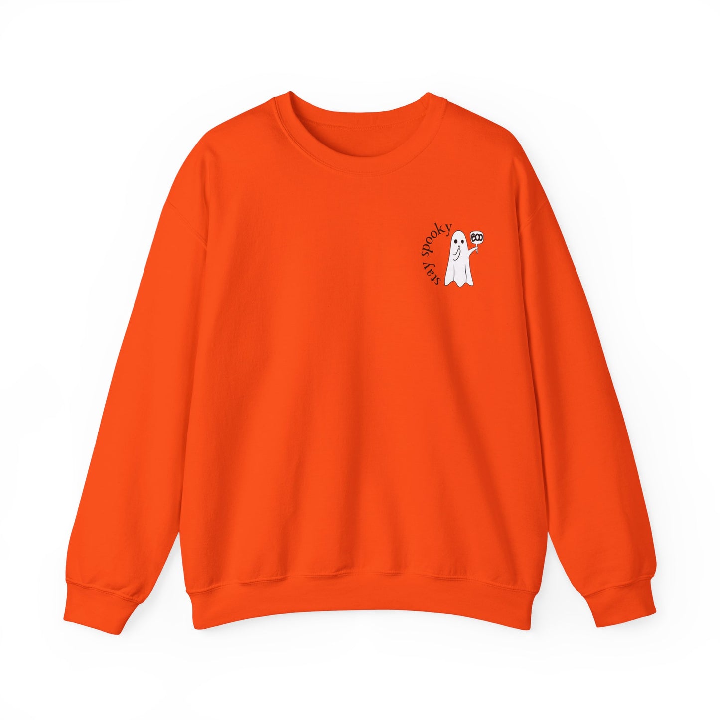 Enchanting "Stay Spooky" Ghost Sweatshirt - Cute Women's Halloween Shirt - Women's Fall Crewneck - BOO Ghost Sweatshirt