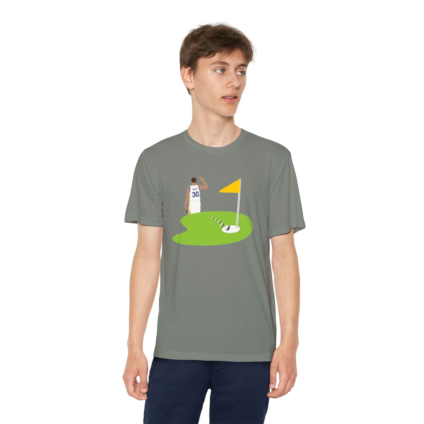Kids Steph Curry Golf Tee - Steph Curry T Shirt- Athletic Shirt for Kids- Youth Competitor Tee - Curry Golf Adventure