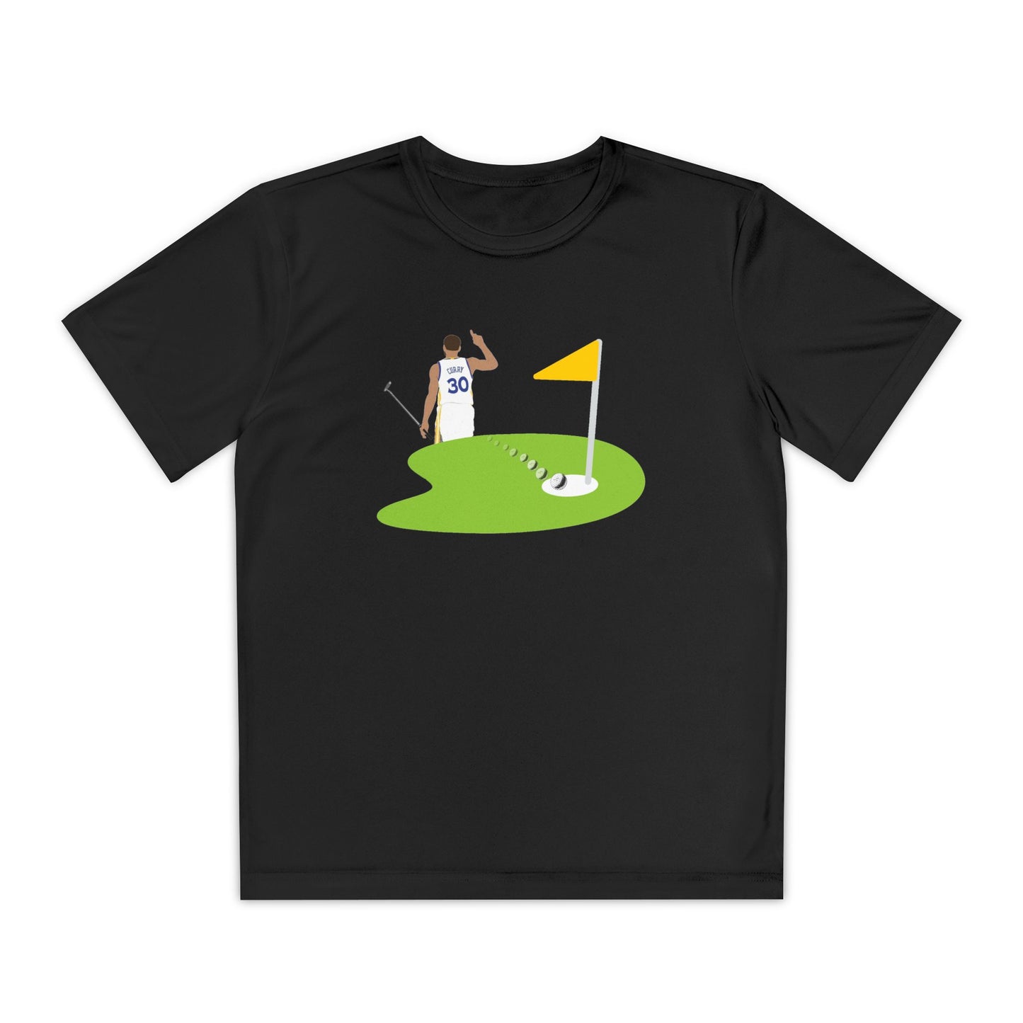 Kids Steph Curry Golf Tee - Steph Curry T Shirt- Athletic Shirt for Kids- Youth Competitor Tee - Curry Golf Adventure