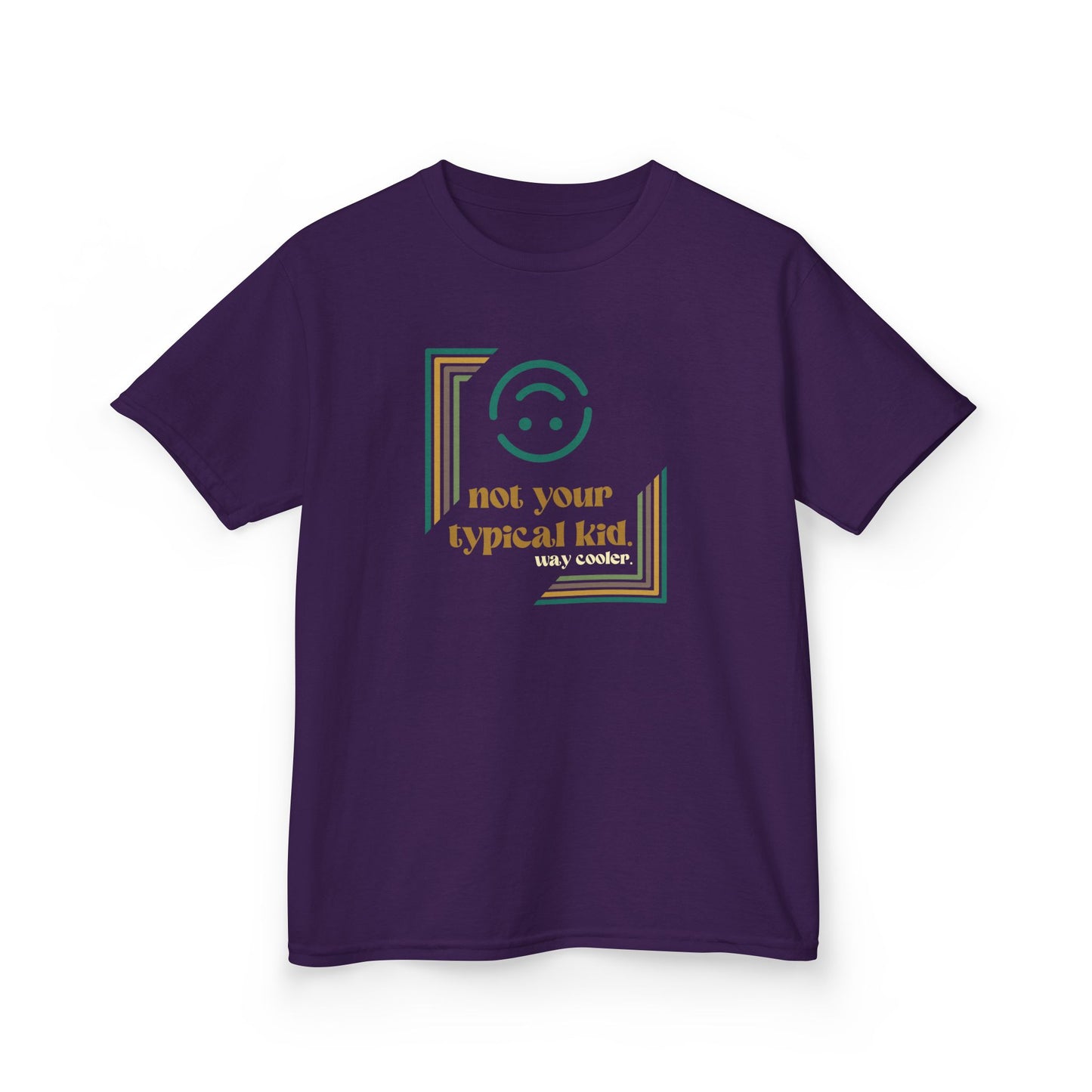Not Your Typical Kid Tee - Neurodiversity Acceptance - Fun Kids Heavy Cotton, Birthday Gift, Playdate Outfit, Casual Wear, Summer Style