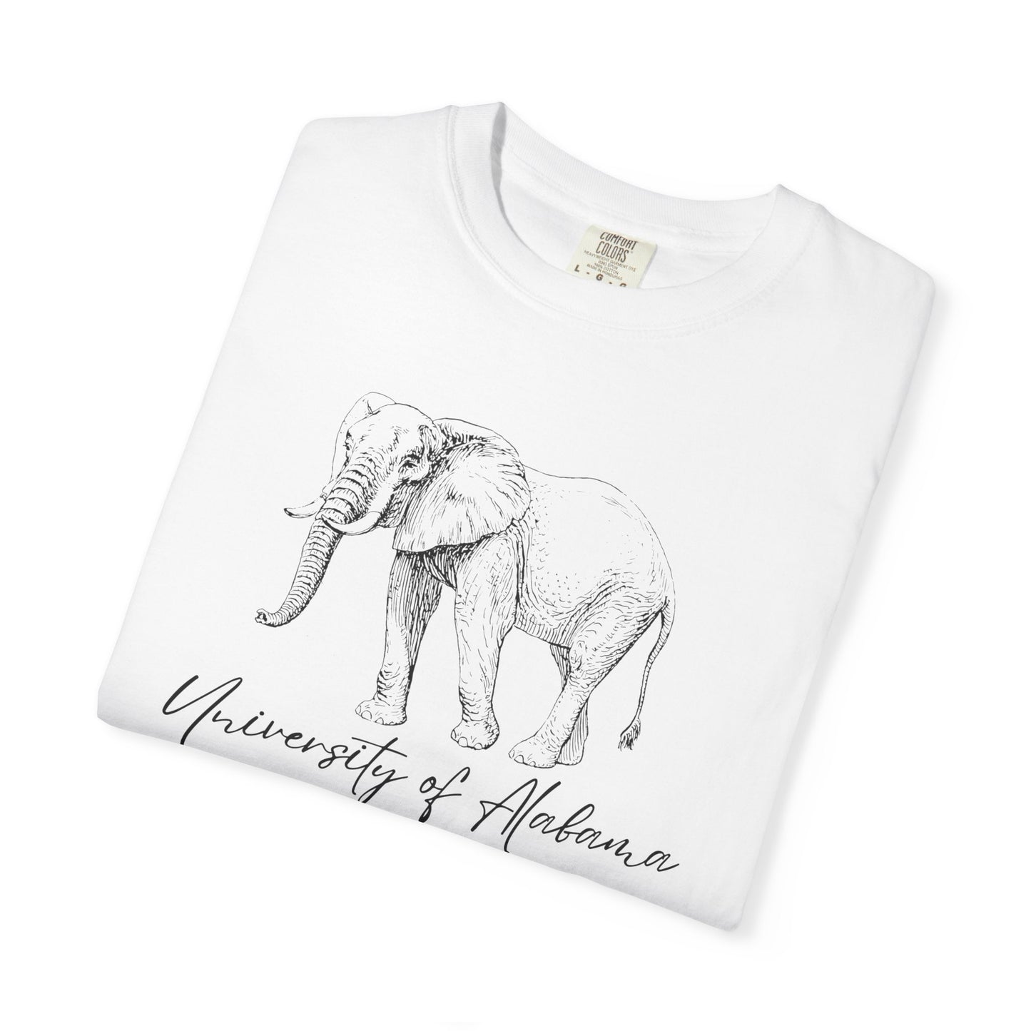 Crimson Tide Spirit T-Shirt - Majestic Elephant Design - University of Alabama Est. 1831
