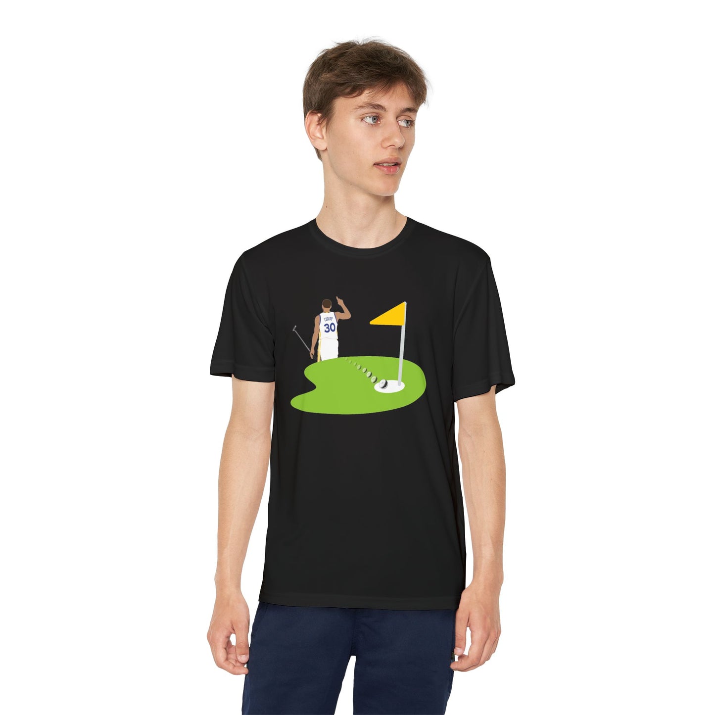 Kids Steph Curry Golf Tee - Steph Curry T Shirt- Athletic Shirt for Kids- Youth Competitor Tee - Curry Golf Adventure