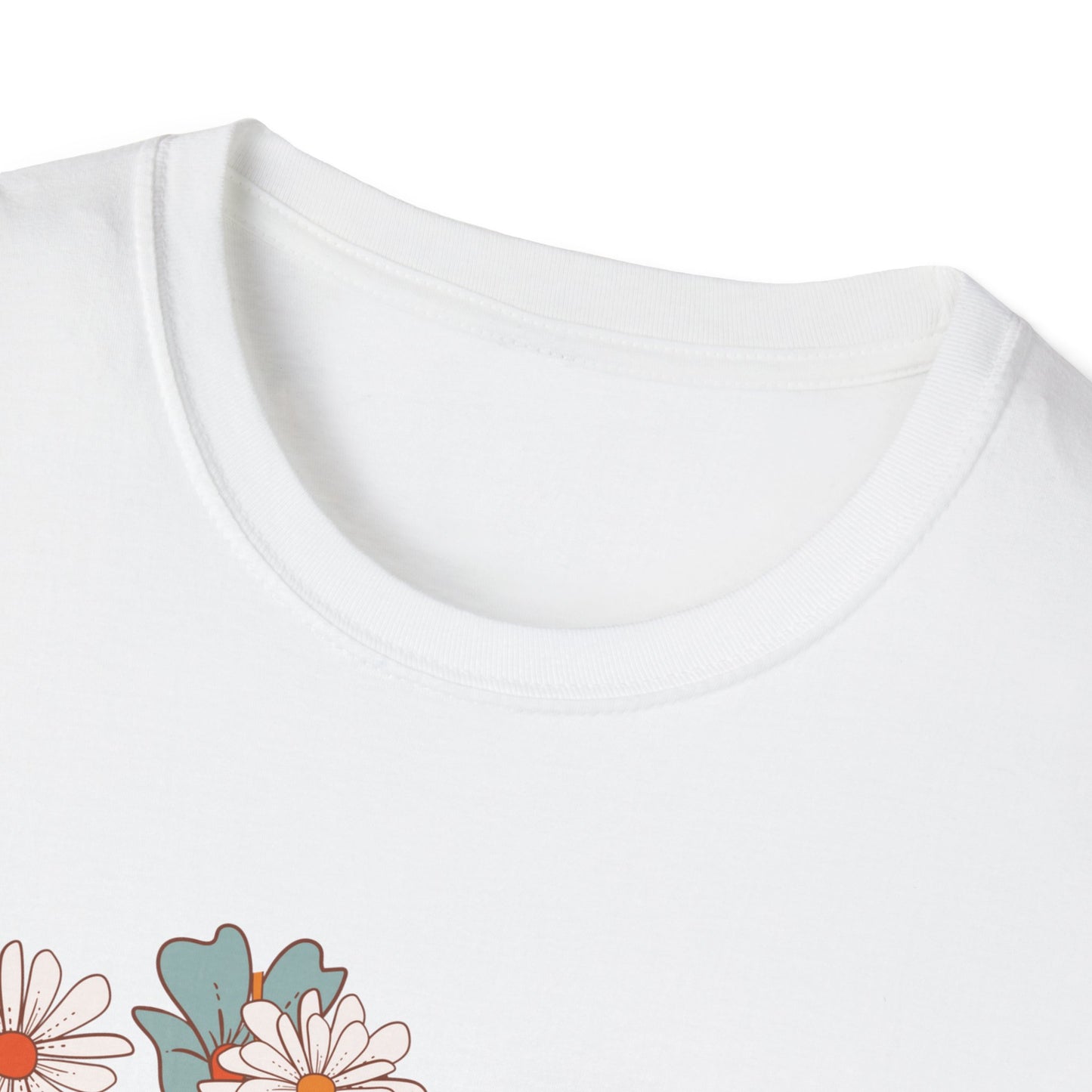 Fourth Grade Teacher T-Shirt - Retro Floral Design - Colorful Grade Level Tee