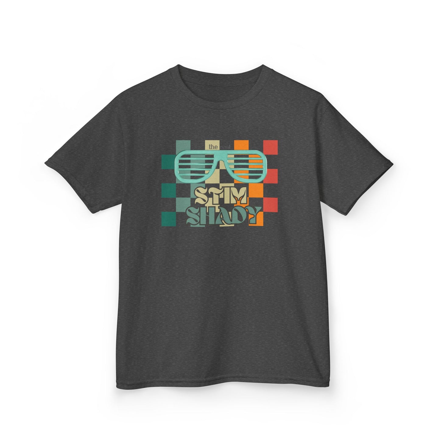 Neurodiversity Kids Tee, Autism Awareness Shirt, Stimming Tshirt, Real Stem Shady, Children's Heavy Cotton Top