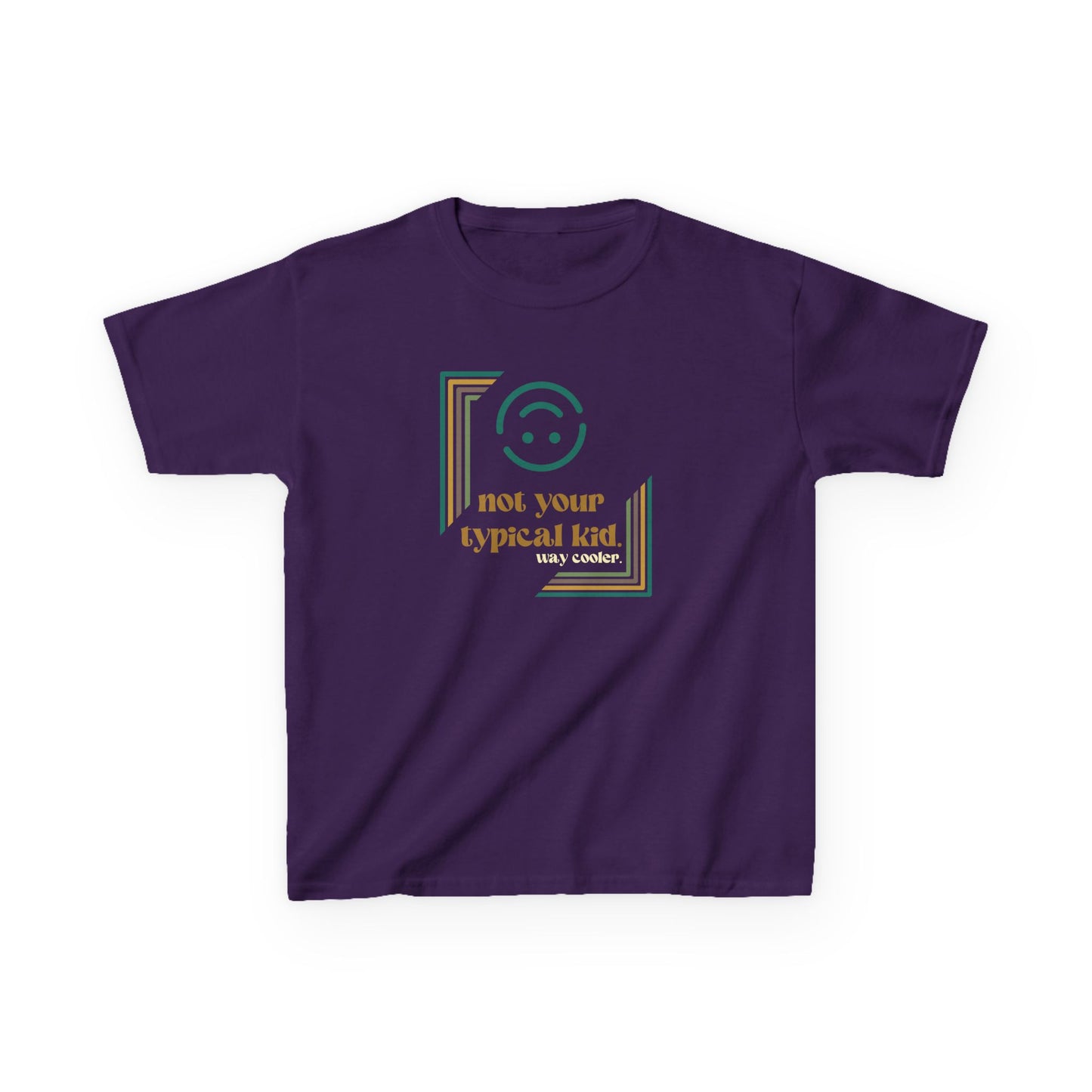 Not Your Typical Kid Tee - Neurodiversity Acceptance - Fun Kids Heavy Cotton, Birthday Gift, Playdate Outfit, Casual Wear, Summer Style