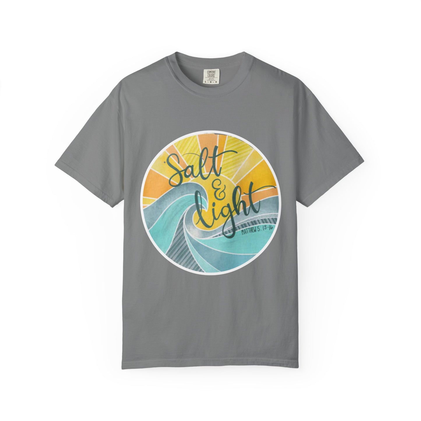 Christian TShirt; Salt and Life; Bible Verse Tee; Women's Faith; Christ like apparel; Hope; Love; Spiritual shirt; Let your light shine
