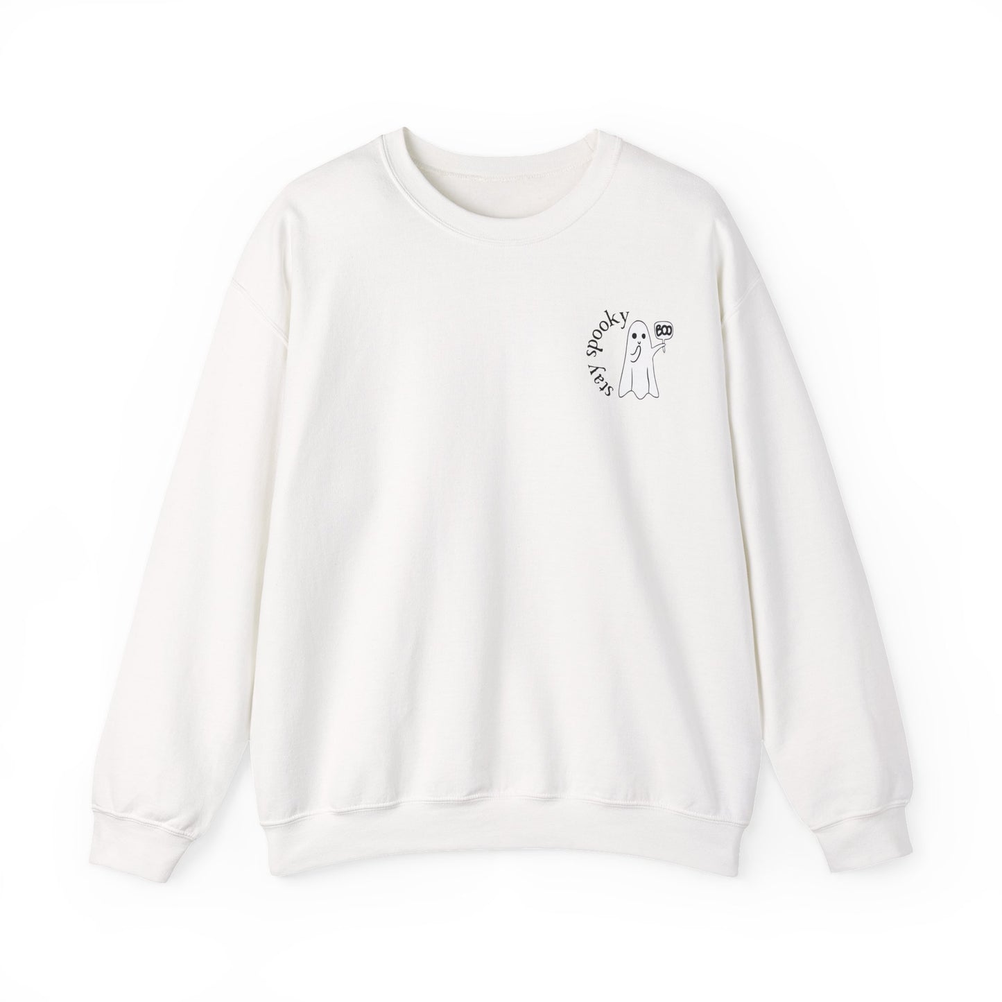 Enchanting "Stay Spooky" Ghost Sweatshirt - Cute Women's Halloween Shirt - Women's Fall Crewneck - BOO Ghost Sweatshirt