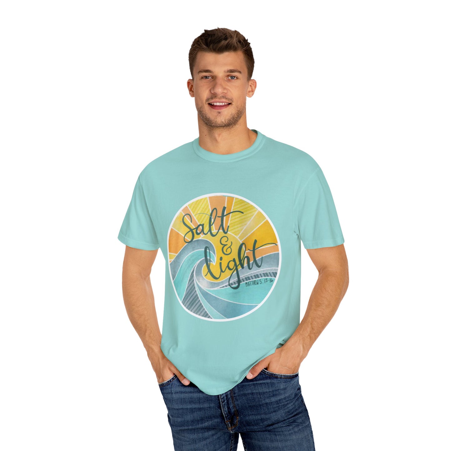 Christian TShirt; Salt and Life; Bible Verse Tee; Women's Faith; Christ like apparel; Hope; Love; Spiritual shirt; Let your light shine