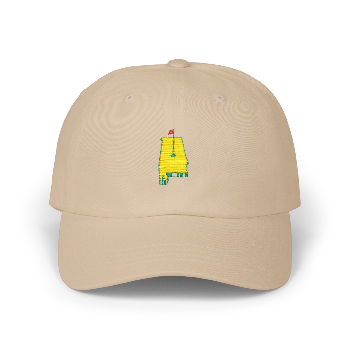 Embroidered Golf Cap, Alabama Golf Logo Hat, Masters Theme Cap, Men Women Gift, Golfing Dad Hat, Sports Fan Accessories, Golf Lover Apparel,
