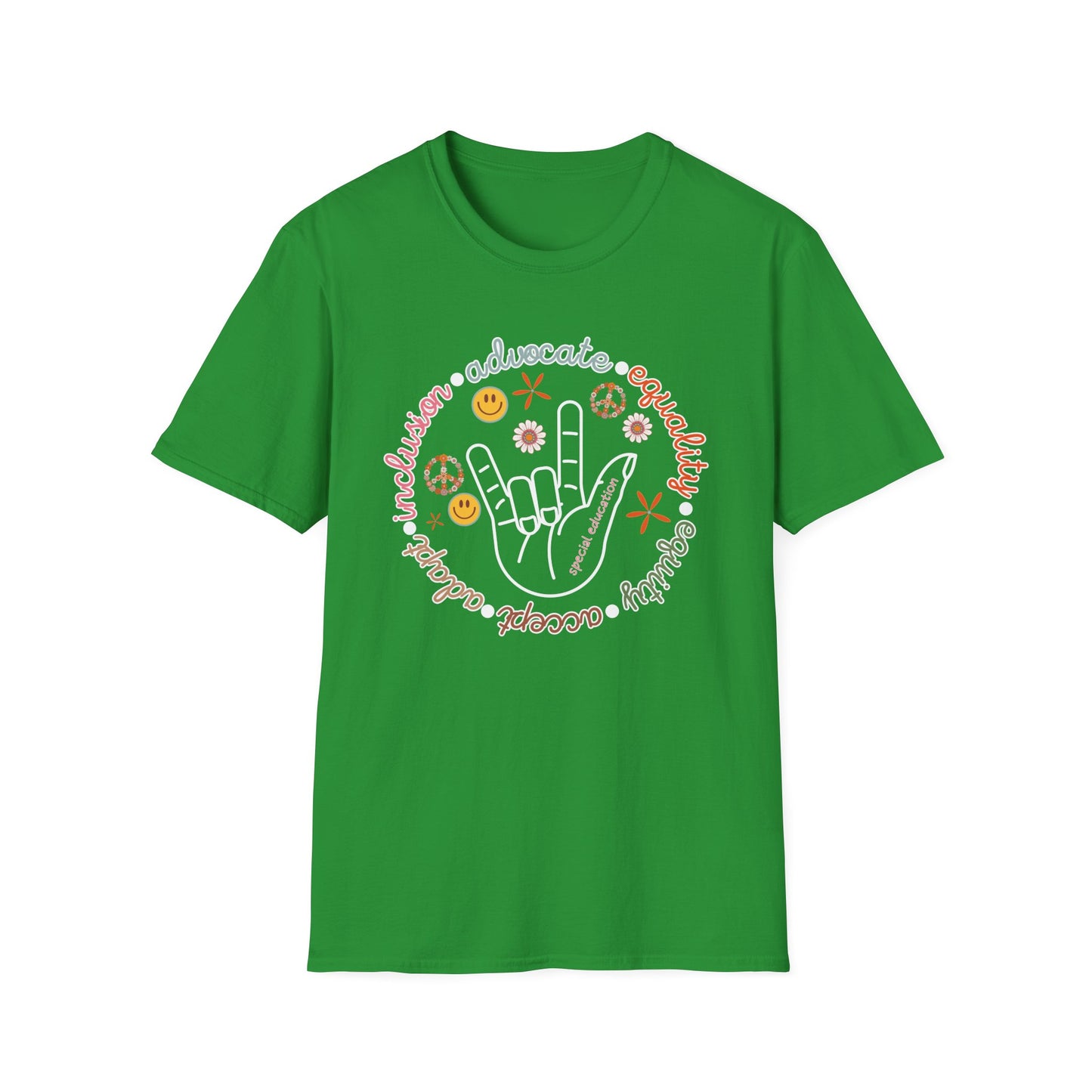 Special Education Teacher Shirt - Retro Theme Advocate Inclusion and Equality - Teacher appreciation - Teacher Tee
