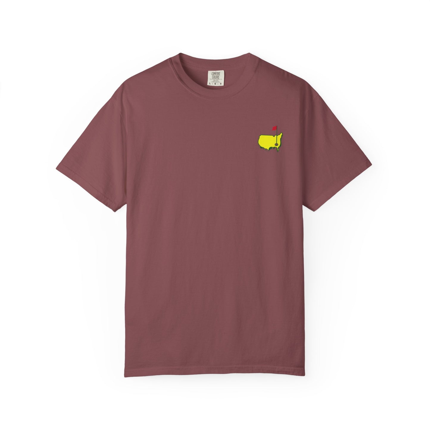 Golf T Shirt for Women and Men - Master's Golf Tournament Theme - Augusta Georgia Clubhouse Shirt- Front and Back T Shirt - Comfort Colors