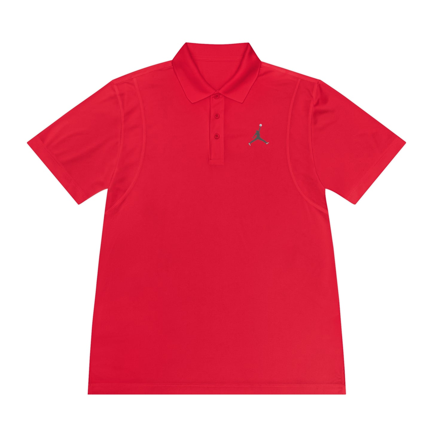 Men's Sport Polo Shirt; Golf Sports Men's Polo Shirt with Jordan Sign and Golf Ball Motif- Jordan Inspired Golf Apparel