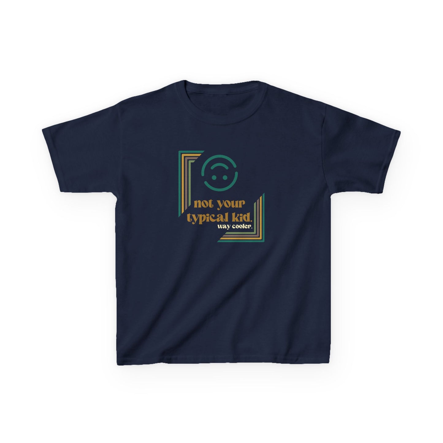 Not Your Typical Kid Tee - Neurodiversity Acceptance - Fun Kids Heavy Cotton, Birthday Gift, Playdate Outfit, Casual Wear, Summer Style