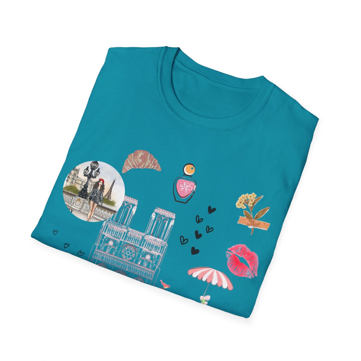 Paris Theme Women's T-Shirt - Emily in Paris Tee - Eiffel Tower Shirt - Women's Graphic Tee - Paris T Shirt - TV Show Shirts