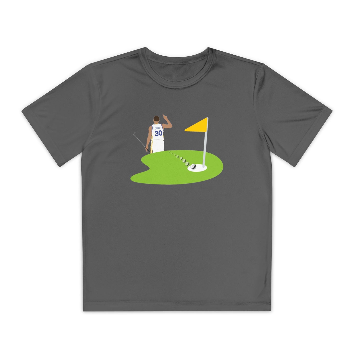 Kids Steph Curry Golf Tee - Steph Curry T Shirt- Athletic Shirt for Kids- Youth Competitor Tee - Curry Golf Adventure
