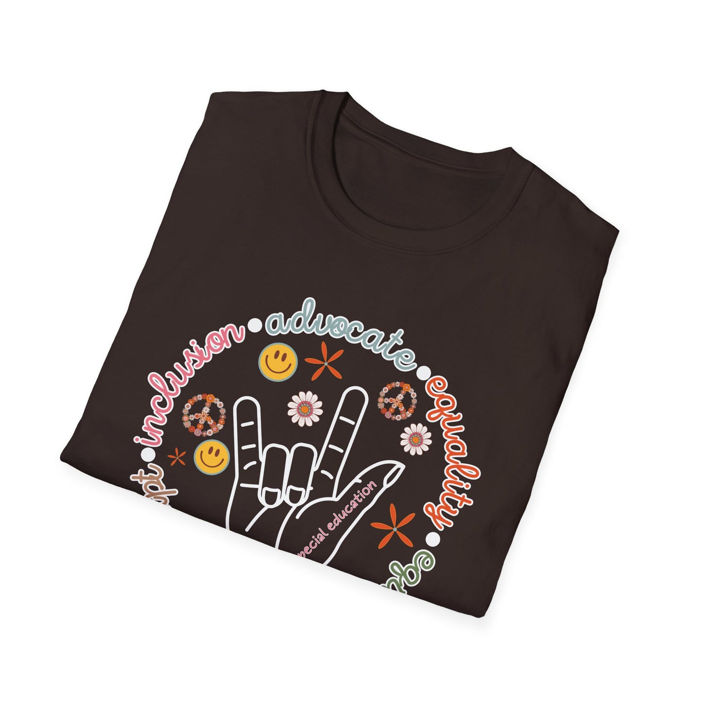 Special Education Teacher Shirt - Retro Theme Advocate Inclusion and Equality - Teacher appreciation - Teacher Tee