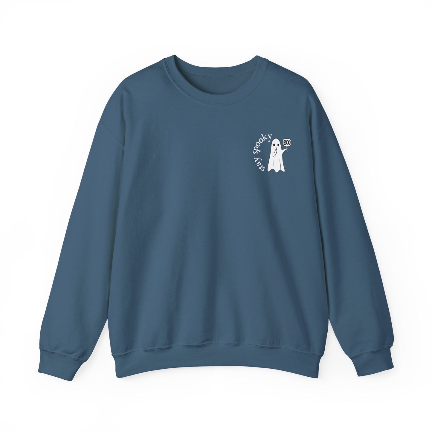 Enchanting "Stay Spooky" Ghost Sweatshirt - Cute Women's Halloween Shirt - Women's Fall Crewneck - BOO Ghost Sweatshirt