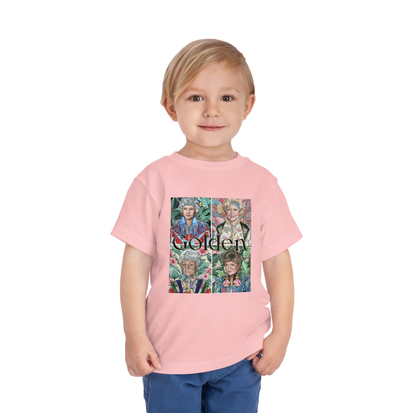 Glamorous Golden Girls Toddler Short Sleeve Tee