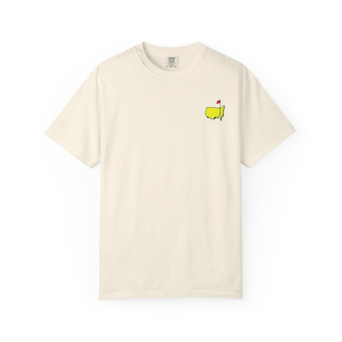 Golf T Shirt for Women and Men - Master's Golf Tournament Theme - Augusta Georgia Clubhouse Shirt- Front and Back T Shirt - Comfort Colors