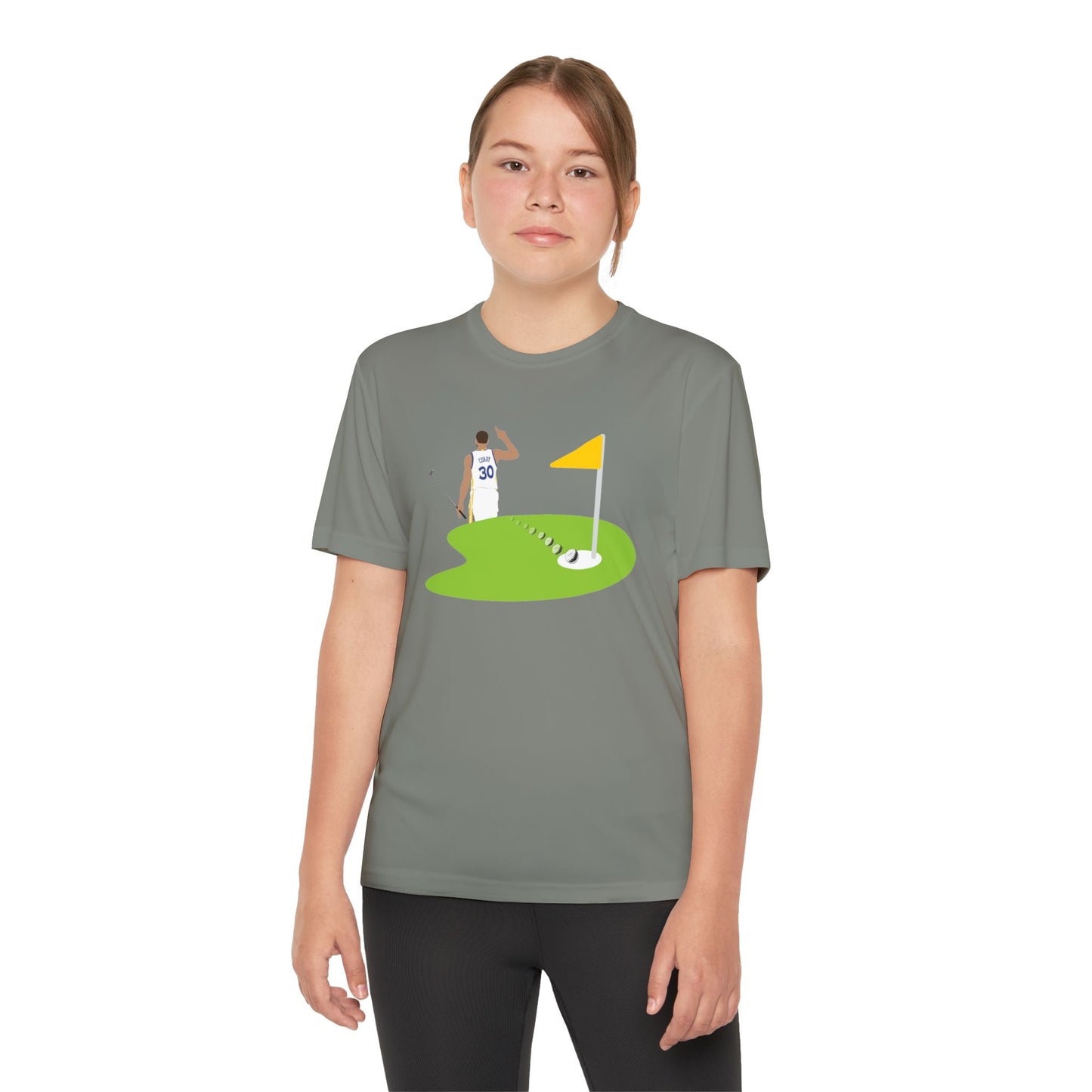 Kids Steph Curry Golf Tee - Steph Curry T Shirt- Athletic Shirt for Kids- Youth Competitor Tee - Curry Golf Adventure