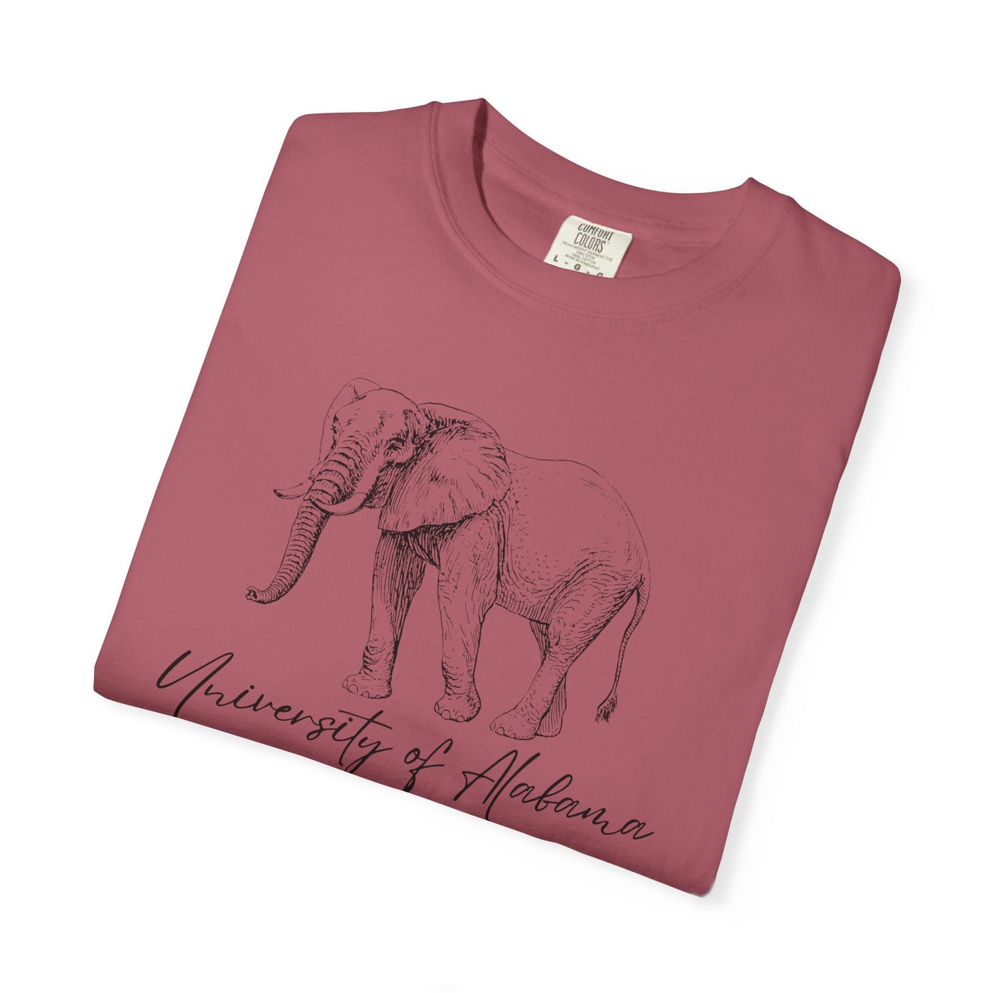 Crimson Tide Spirit T-Shirt - Majestic Elephant Design - University of Alabama Est. 1831