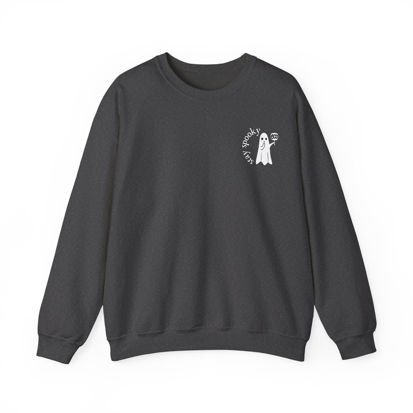 Enchanting "Stay Spooky" Ghost Sweatshirt - Cute Women's Halloween Shirt - Women's Fall Crewneck - BOO Ghost Sweatshirt