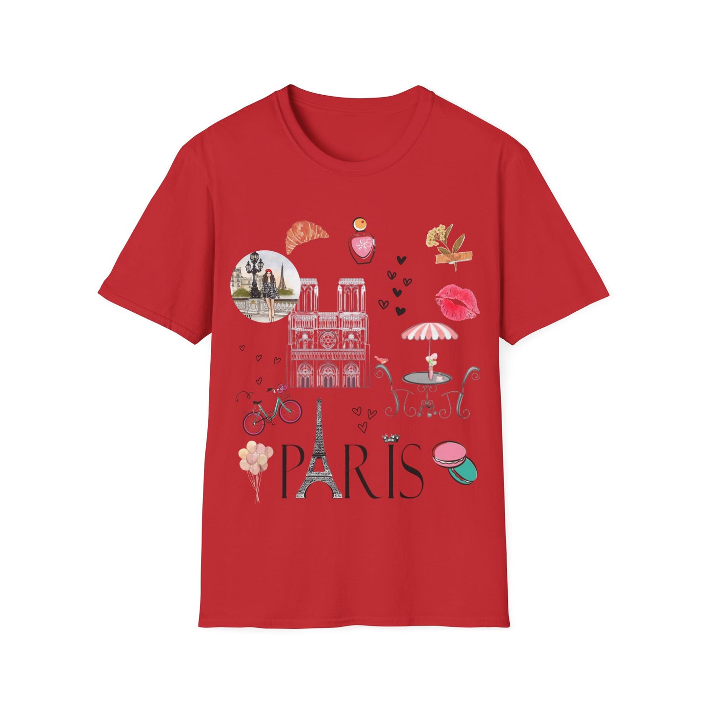 Paris Theme Women's T-Shirt - Emily in Paris Tee - Eiffel Tower Shirt - Women's Graphic Tee - Paris T Shirt - TV Show Shirts