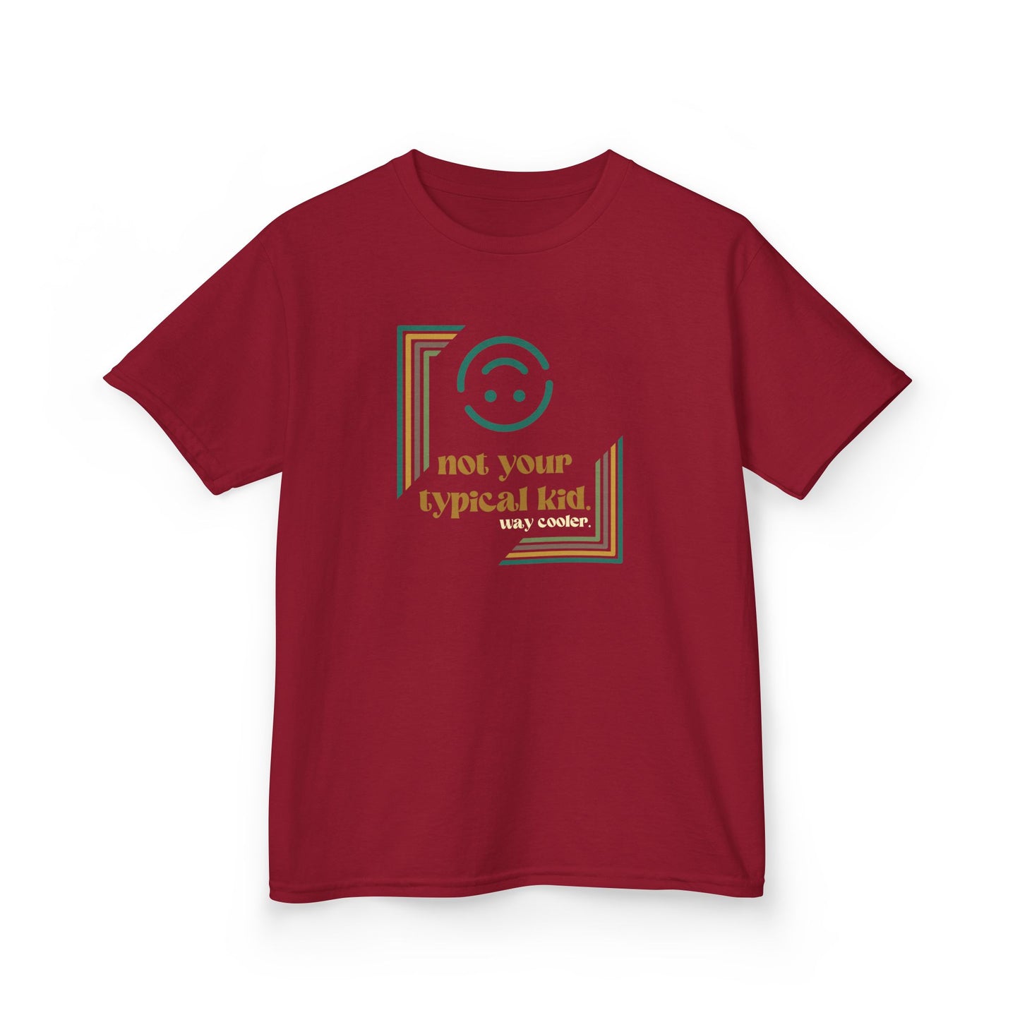 Not Your Typical Kid Tee - Neurodiversity Acceptance - Fun Kids Heavy Cotton, Birthday Gift, Playdate Outfit, Casual Wear, Summer Style