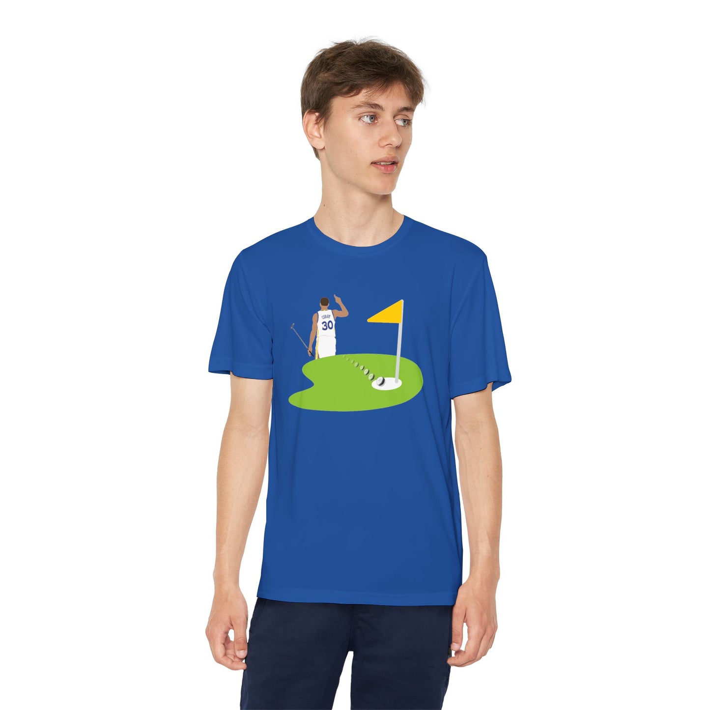 Kids Steph Curry Golf Tee - Steph Curry T Shirt- Athletic Shirt for Kids- Youth Competitor Tee - Curry Golf Adventure
