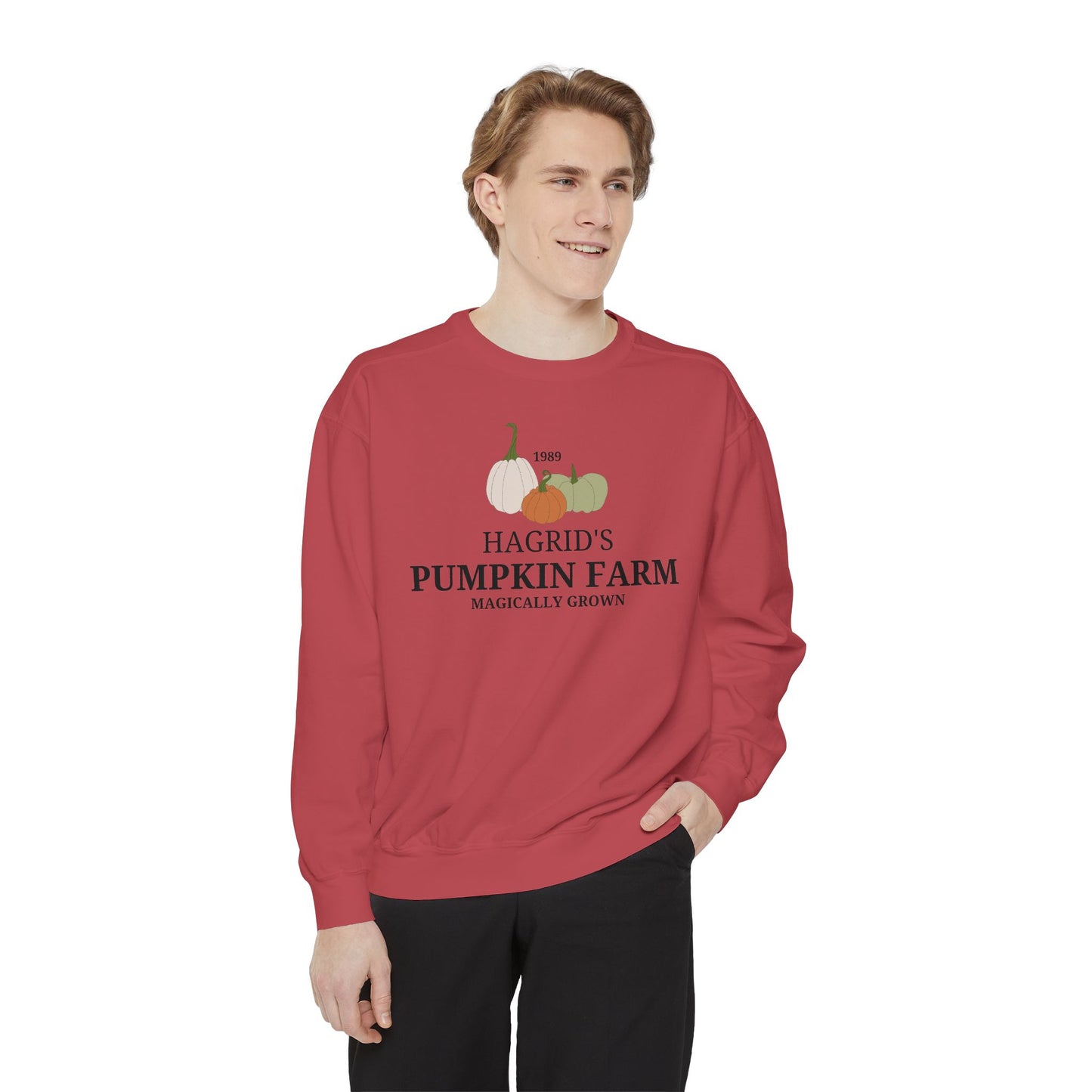 Hagrid's Pumpkin Farm - Magically Grown - Harry Potter Fall Sweatshirt - Comfort Color Crewneck - Halloween Theme Shirt