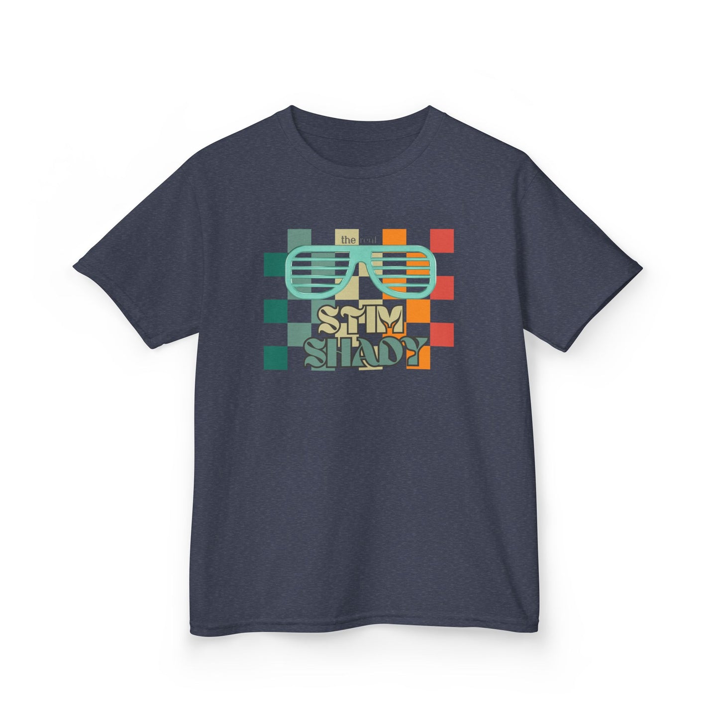 Neurodiversity Kids Tee, Autism Awareness Shirt, Stimming Tshirt, Real Stem Shady, Children's Heavy Cotton Top