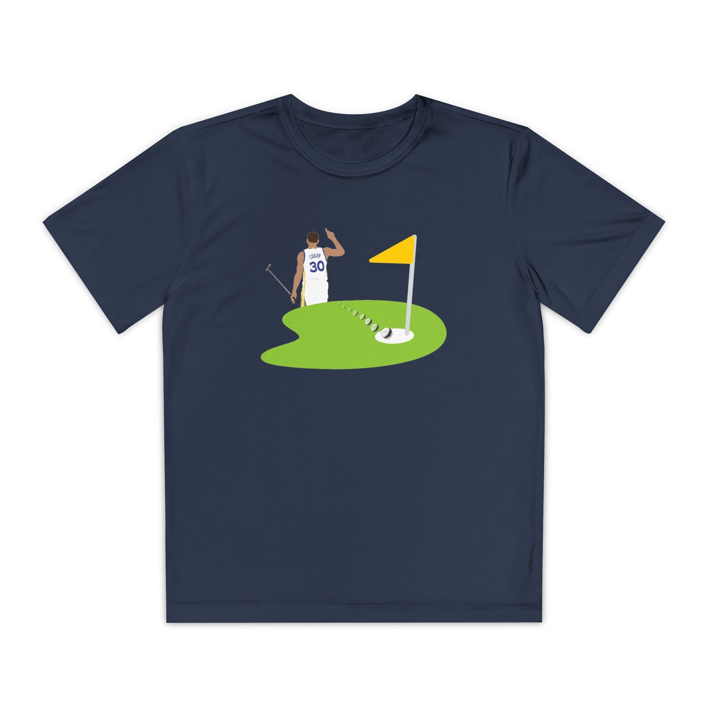 Kids Steph Curry Golf Tee - Steph Curry T Shirt- Athletic Shirt for Kids- Youth Competitor Tee - Curry Golf Adventure