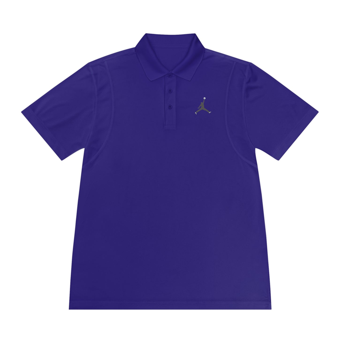 Men's Sport Polo Shirt; Golf Sports Men's Polo Shirt with Jordan Sign and Golf Ball Motif- Jordan Inspired Golf Apparel
