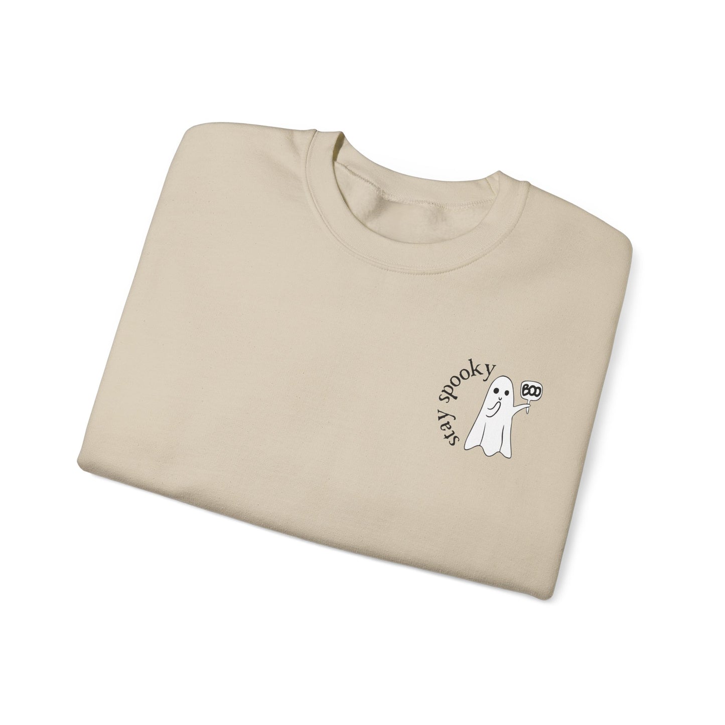 Enchanting "Stay Spooky" Ghost Sweatshirt - Cute Women's Halloween Shirt - Women's Fall Crewneck - BOO Ghost Sweatshirt