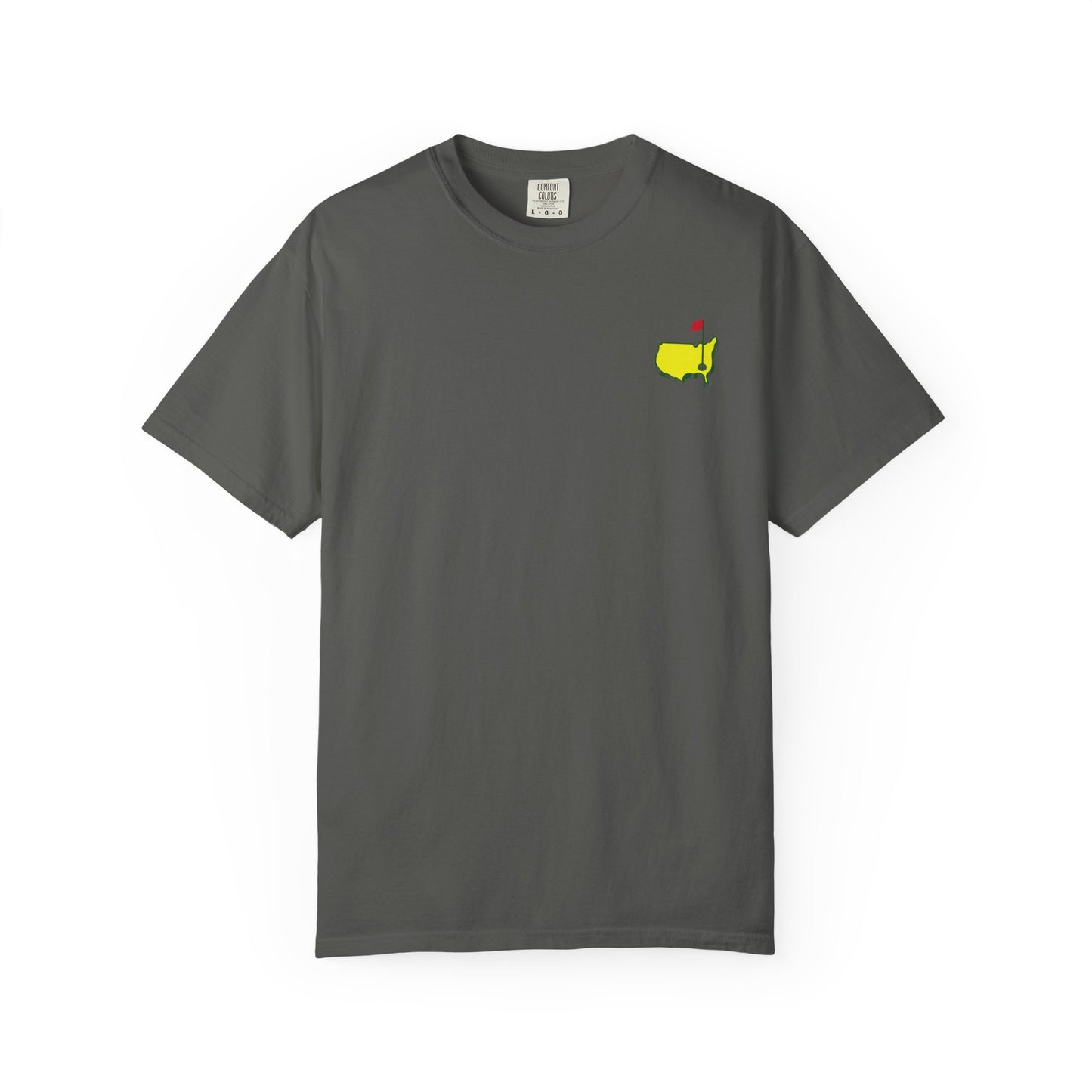 Golf T Shirt for Women and Men - Master's Golf Tournament Theme - Augusta Georgia Clubhouse Shirt- Front and Back T Shirt - Comfort Colors