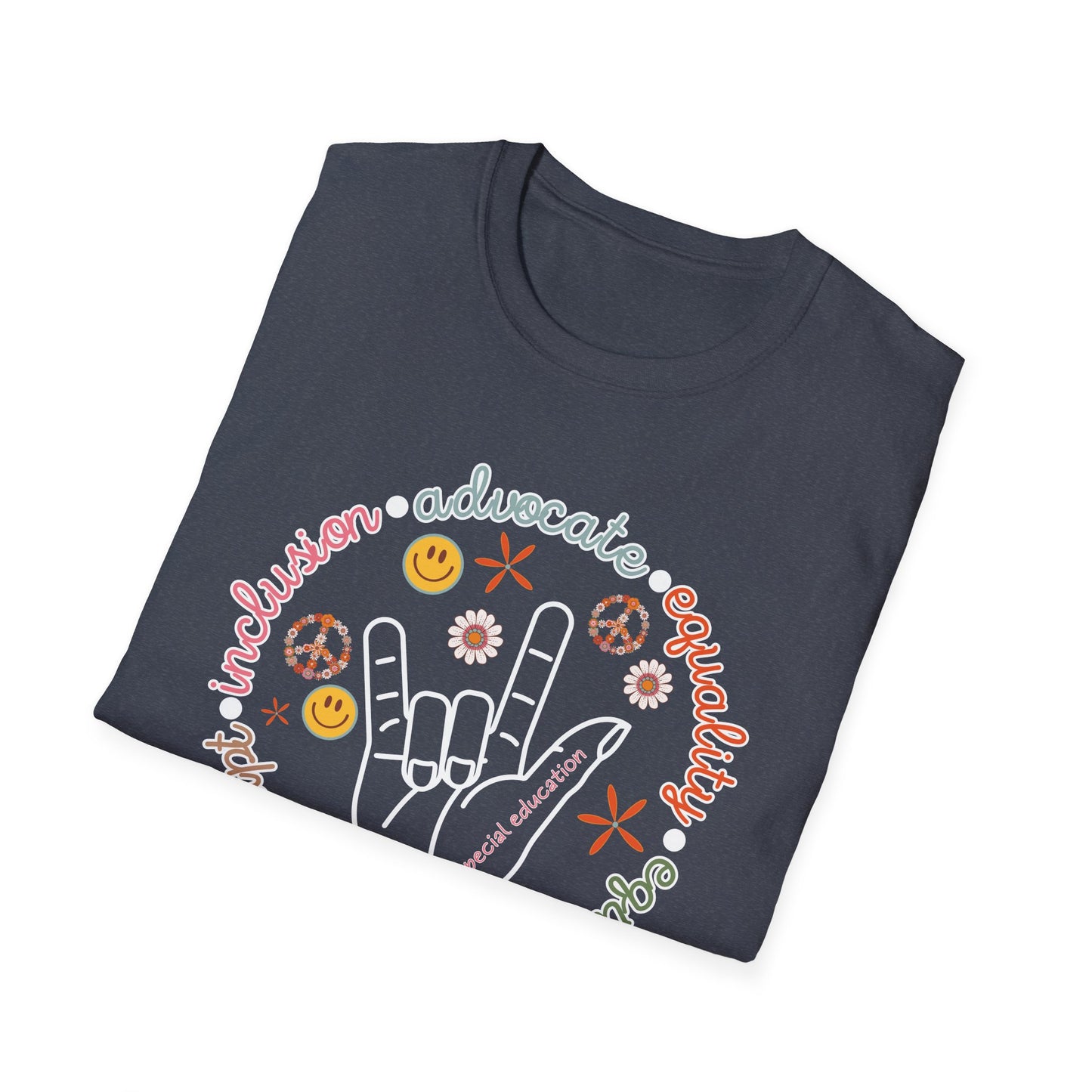 Special Education Teacher Shirt - Retro Theme Advocate Inclusion and Equality - Teacher appreciation - Teacher Tee