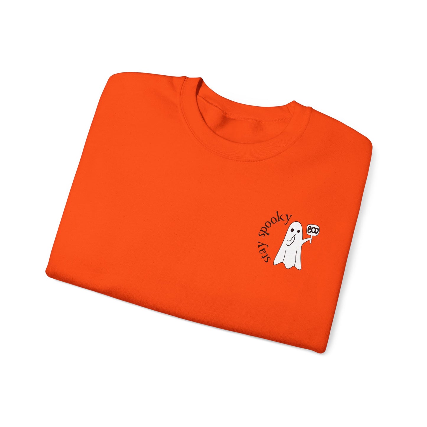 Enchanting "Stay Spooky" Ghost Sweatshirt - Cute Women's Halloween Shirt - Women's Fall Crewneck - BOO Ghost Sweatshirt
