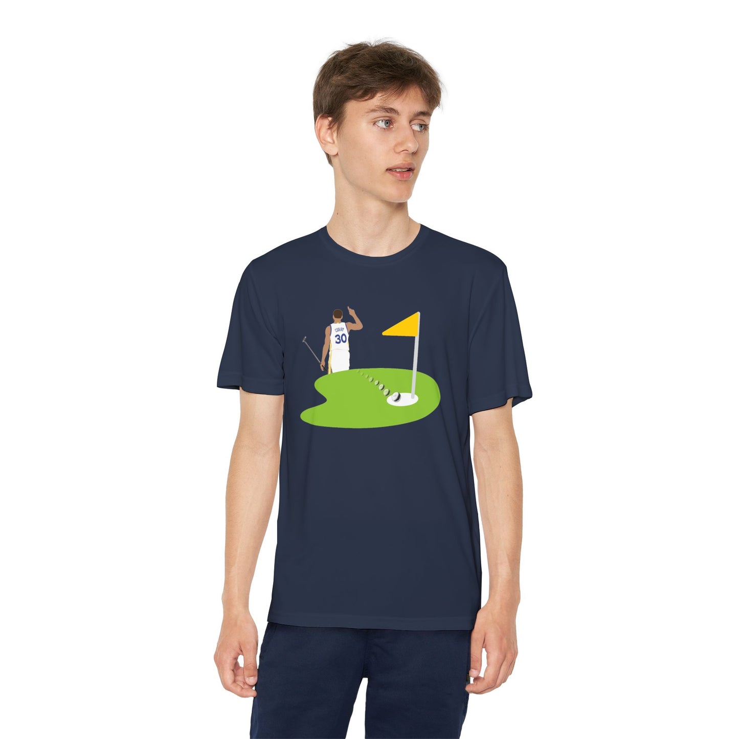 Kids Steph Curry Golf Tee - Steph Curry T Shirt- Athletic Shirt for Kids- Youth Competitor Tee - Curry Golf Adventure